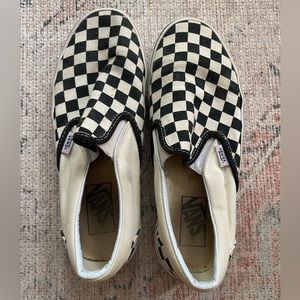 Vans Slip-On Checkerboard Shoe Women Size 8